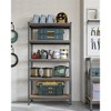 SONGMICS 5-Tier Storage Shelves, Garage Storage, Boltless Assembly, Adjustable Shelving Unit, Load 1929 lb, for Shed Warehouse Basement Kitchen - image 2 of 4