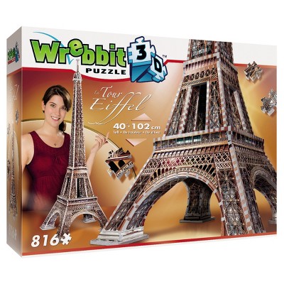 Wrebbit 2009 Eiffel Tower 3D Puzzle 816pc