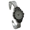 Olivia Pratt Elegant Flower Detailed Face Bangle Women Watch - 3 of 3