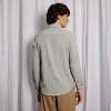 Campus Sutra Men Men's Ash Grey Cubic-Seersucker Shirt - 4 of 4