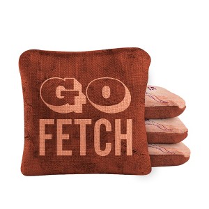 Go Fetch Synergy Pro Orange Cornhole Bags (Set of 4) - 1 of 4