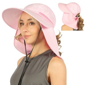 SUN CUBE Womens Sun Hat Neck Flap Cover, UV Protection Wide