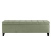 Vynxaria Ottoman,Rectangular Ottoman Bench,Upholstered Storage Bench,Foot Rest for Living Room, Entryway and Bedroom, - 3 of 4