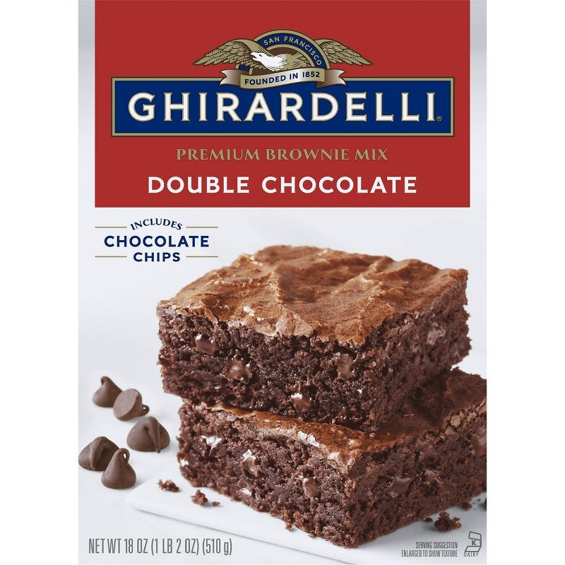 Ghirardelli Double Chocolate Brownie Mix - 18oz, 1 of 9