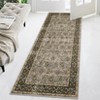 Vintage Area Rugs Floral Printed Indoor Mat Non-Slip Backing Throw Rugs Washable Low Pile Accent Carpet for Bedroom - 2 of 4