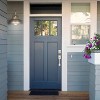 Robert Stevenson Lighting Easton Modern Farmhouse Metal Shade and Exposed Bulb Wall Mounted Outdoor Light - 2 of 4