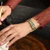 Ross-Simons Onyx Bracelet in 18kt Gold Over Sterling - 3 of 4