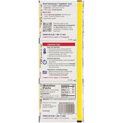 Fleischmann&#39;s RapidRise Yeast - 0.25oz/3ct_2