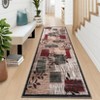 Modern Floral Runner Rug 2x6 Indoor Patchwork Printed Hallway Rug Non Slip Kitchen Rug Washable Living Room Carpet Runner Accent Throw Rugs - 2 of 4