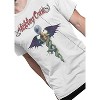 Mens Motley Crue Rock Shirt - Motley Crue Classic Rock Vintage Tee - Nikki Sixx, Vince Neil, Tommy Lee (White, Medium) - 3 of 4