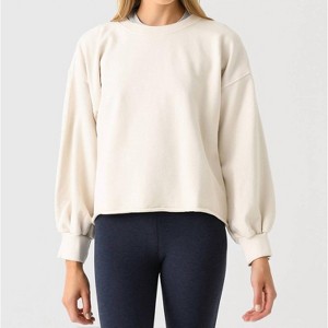 Women's Zayne Long Sleeve Pullover - perfectwhitetee - 1 of 4