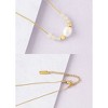 Anna-Kaci Trendy Pearl Necklace Gold Plated Choker Elegant Summer Jewelry for Brides and Weddings - 4 of 4