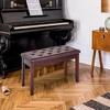 NicBex 30" Storage Bench Rectangle Faux Leather Padded Cushion and Wooden Frame for Bedroom, Entryway - 4 of 4