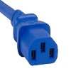 SANOXY 6ft 18 AWG Computer Power Extension Cord IEC320 C13 to IEC320 C14, Blue - 3 of 3