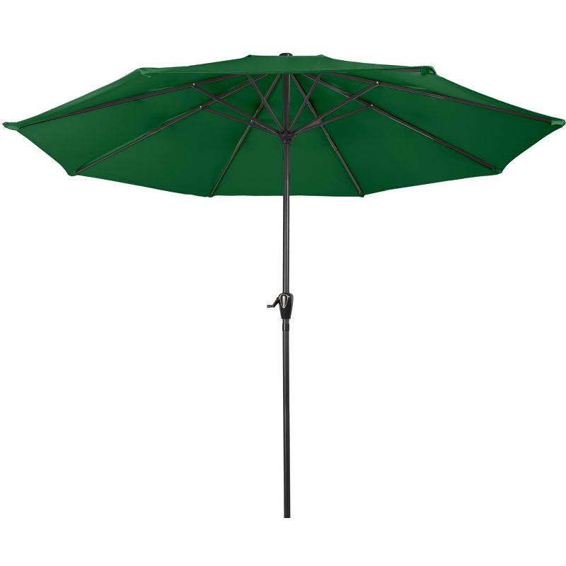 Nature Spring 9-ft Easy Crank Patio Umbrella with Vented Canopy for Deck, Balcony, Backyard, or Pool, 4 of 7