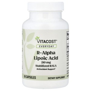 vitacost coq10 alpha lipoic acid acetyl l carnitine hcl Vitacost R-Alpha Lipoic Acid, 210 mg, 60 Capsules