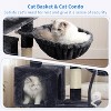Cat Tower Condo for Indoor Cats, Cat House with Padded Plush Perch, Cozy Hammock - 4 of 4