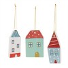 Ceramic Winter House Ornament (Set of 12) - 2 of 4