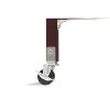 L.A. Baby The Little Wood Crib Mini/Portable Folding Wood Crib - Cherry - 3 of 4