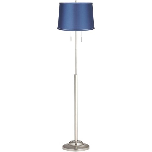 360 Lighting Modern Floor Lamp Brushed, Navy Blue Floor Lamp