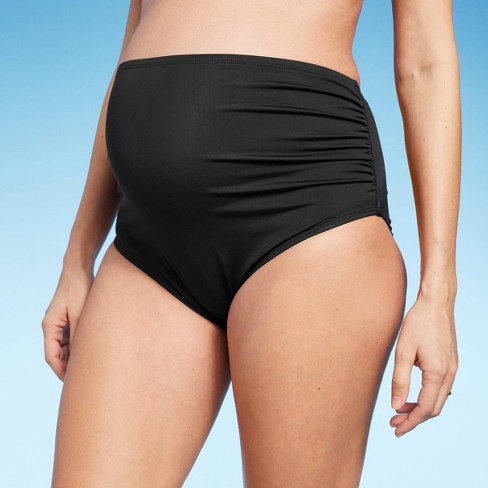 Maternity high store waisted swim bottoms