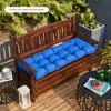 ARTPLAN Outdoor 48 Inch Bench Cushion Tufted for Outdoor Furniture, 48"x18"x4" Wicker Patio Loveseat Cushion All Weather - 3 of 4