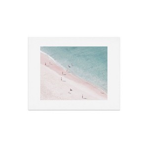 Deny Designs 16"x20" Ingrid Beddoes Beach Family Love Art Print: Unframed, Modern Wall Canvas, Ocean Drawing - 1 of 4
