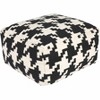 Mark & Day Grobebersdorf 18"H x 18"W x 18"D Modern Black Pouf - 3 of 4