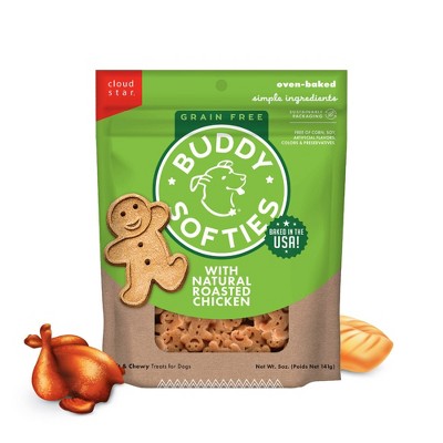 Buddy Biscuits Grain Free Chicken Soft & Chewy Treats Dog Treats - 5oz