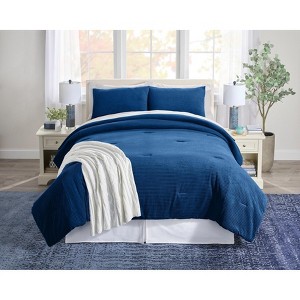 BrylaneHome Corduroy Comforter 3-Pc Set - 1 of 2