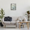 Stupell Industries Muted Blue & White Blossoms Floating Frame Canvas Art - 3 of 4
