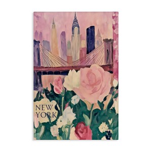 Stupell Industries New York Spring Cityscape Canvas Art - 1 of 4