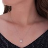 Pompeii3 1 ct Solitaire Lab Created Diamond Pendant available in 14K and Platinum - 3 of 4