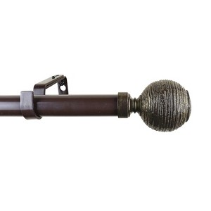 Urbanest 1-inch Diameter Favo Adjustable Single Drapery Curtain Rod - 1 of 4