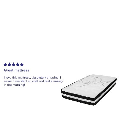 DreamRest Twin 10" Innerspring Adjustable Hybrid Mattress