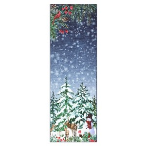 Christmas Area Rugs for Living Room, Winter Holiday Home Decor Rugs for Bedroom, Soft Non Slip Decorative Carpet for Dining Room - 1 of 4
