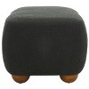 Whitley Rectangular Ottoman With Wood Legs - OTT1302 - Safavieh - 3 of 4