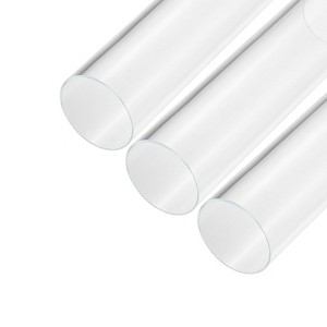 Unique Bargains Lamp Lantern Water Cooling System Acrylic Round Pipes Clear 3 Pcs 6" - 1 of 4