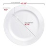 Smarty Had A Party Solid White Economy Plastic Dinnerware Set - 120 Sets - 3 of 4