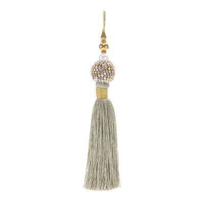 Jeweled Tassel Ornament (Set of 4)