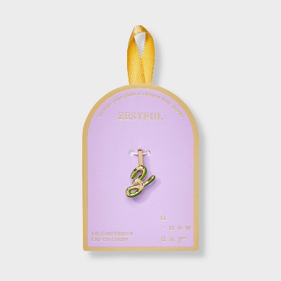 14K Gold Dipped Lower Case Letter Charm - A New Day™ Gold
