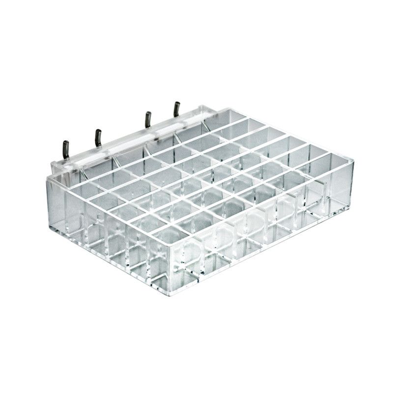 Azar Display's 36-Compartment Tray - rectangle slot 1" x .625" Diameter, 2-Pack, 2 of 5