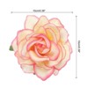 Unique Bargains Soft Fabric Weddings Party Women Rose Flower Hair Clips - 2 of 4