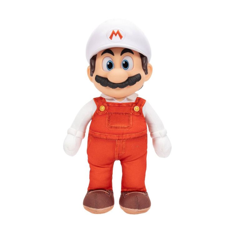 The Super Mario Galaxy Movie – 14" Posable Plush – Fire Mario, 4 of 5