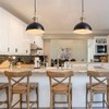 Dewdrop 1-Light Black Finish Classic Design Single Bowl Pendant Light - 4 of 4