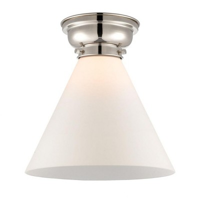 Cone - 1 Light Flush Mount In Industrial Style-11.4 Inches Tall and 12 Inches Wide