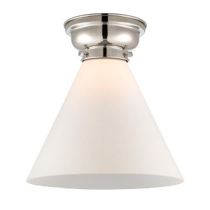 Cone - 1 Light Flush Mount In Industrial Style-11.4 Inches Tall and 12 Inches Wide - 1 of 1