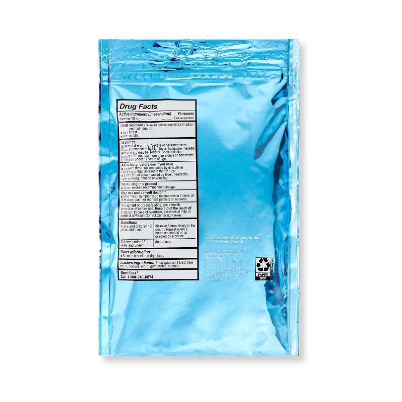 Severe Throat Drops Oral Anesthetic - Menthol Ice - 45ct - up &#38; up&#8482;, 3 of 5