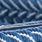 blue and white