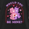 Girl's Care Bears Valentine's Day Love-a-Lot Bear and Share Bear Would You Be Mine T-Shirt - image 2 of 4